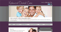 Desktop Screenshot of kirkwooddentalcare.com